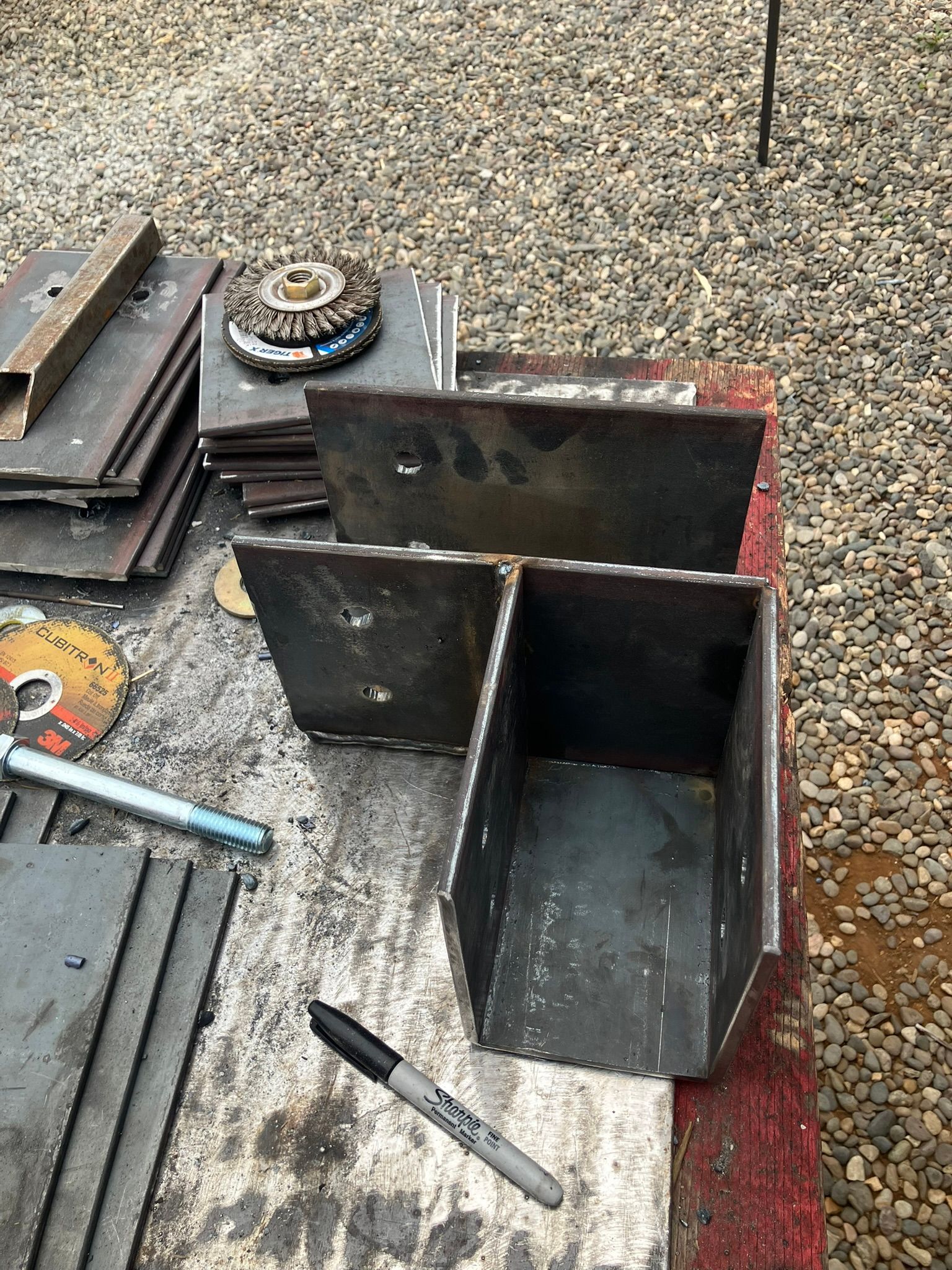 Fabricated steel boxes