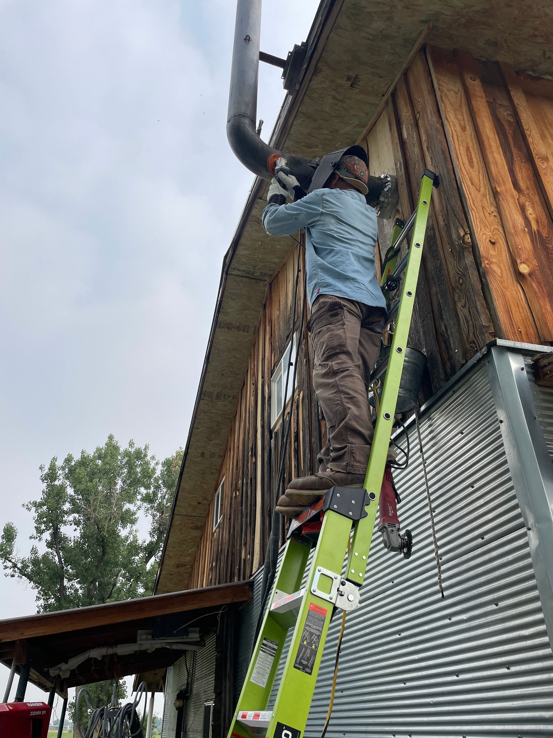 Metal roofing installation