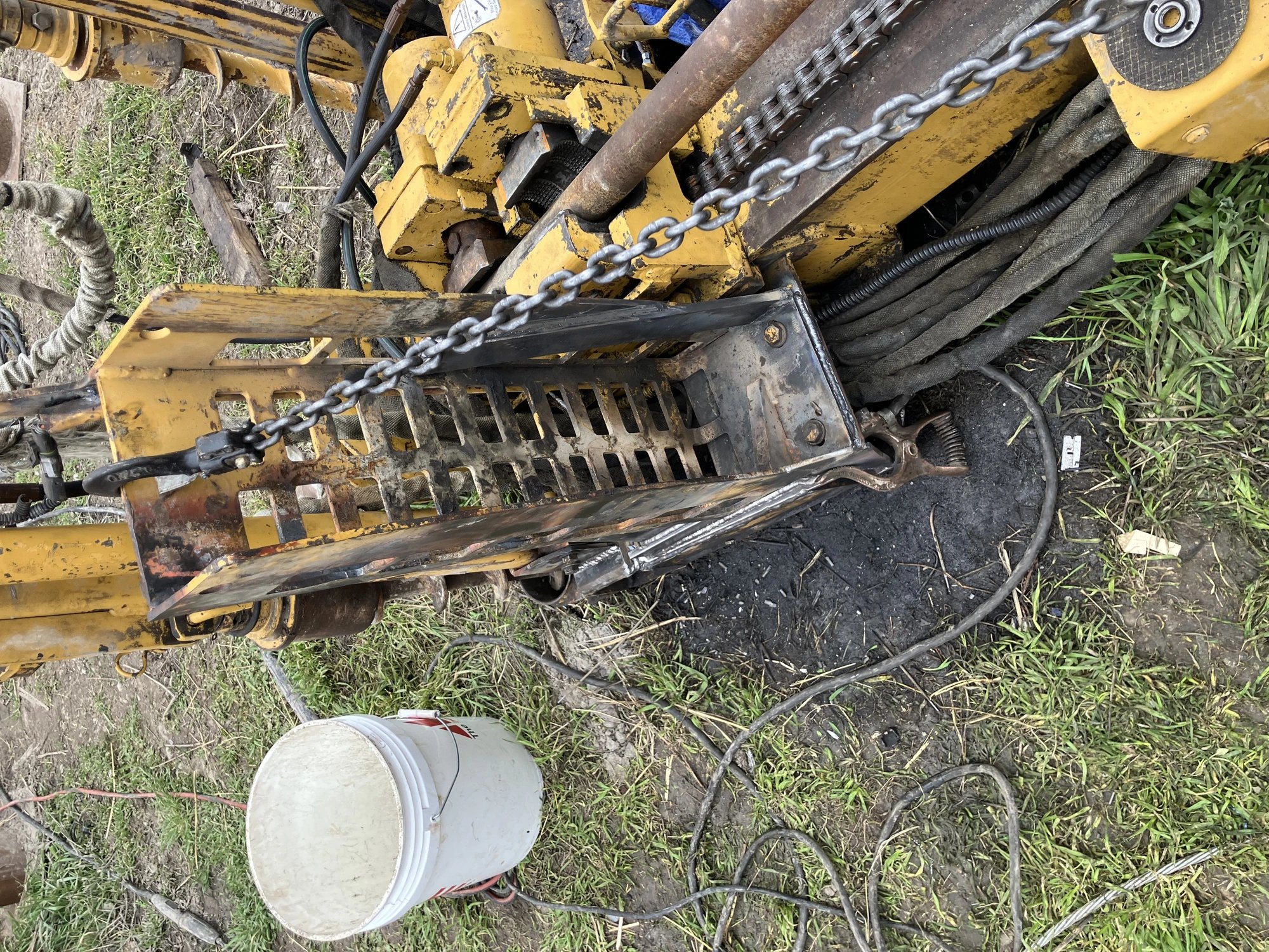 Drill rig repair on site